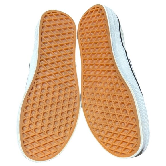 VANS Classic Slip-On Wide Checkerboard Shoe White/Black Size 9 - Picture 7 of 9